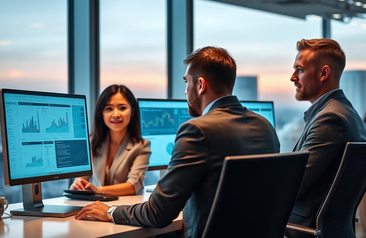 B2B SaaS team reviewing inbound demo requests
