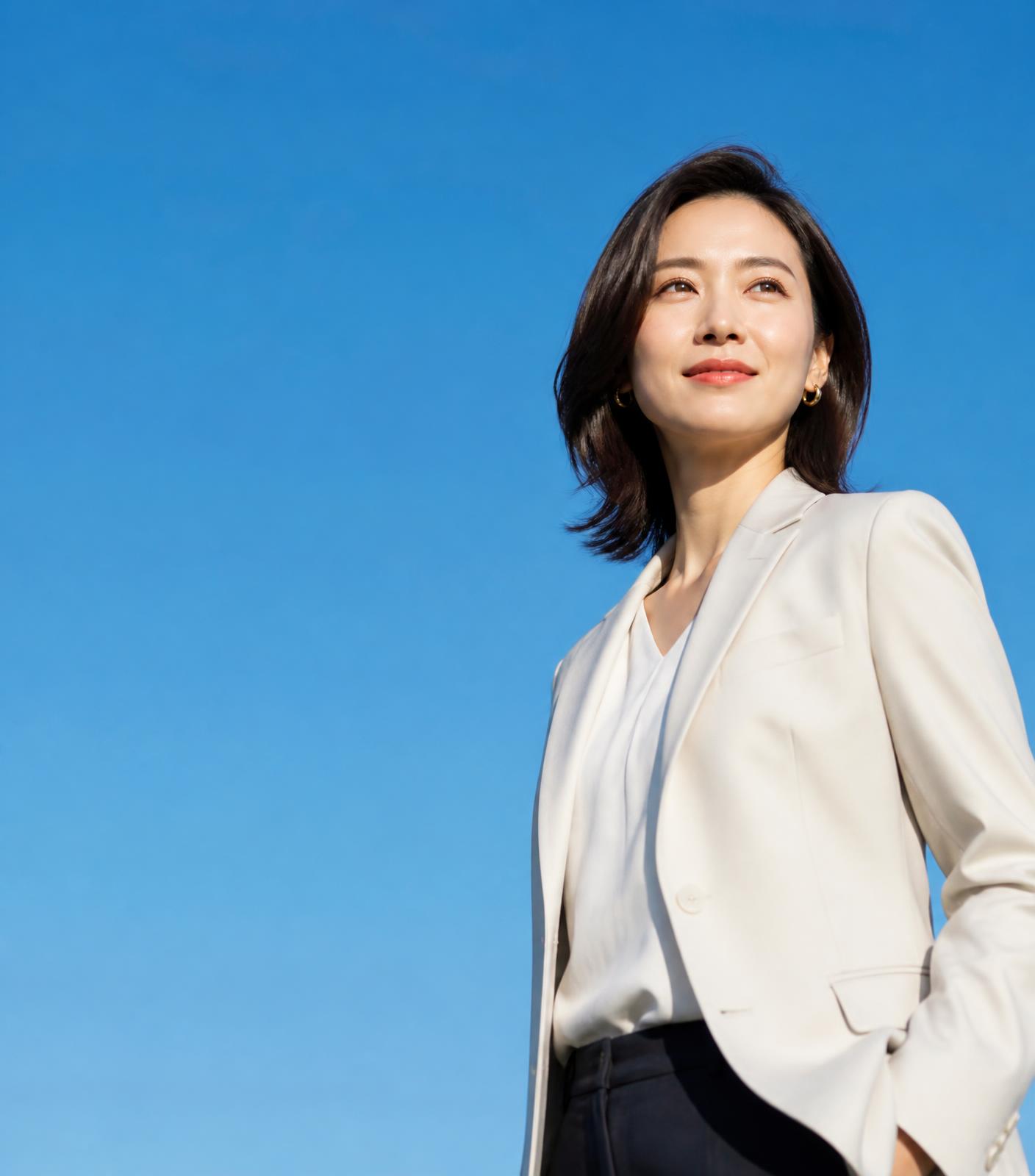 Business owner considering how customers find her company